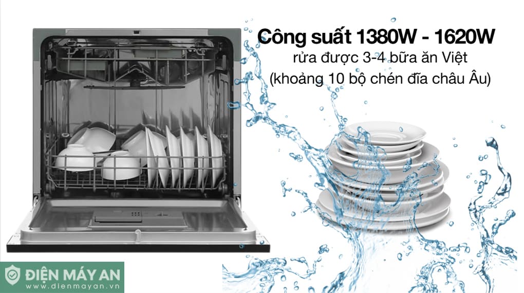 Máy rửa chén bát độc lập Comfee CDW-8F60RB